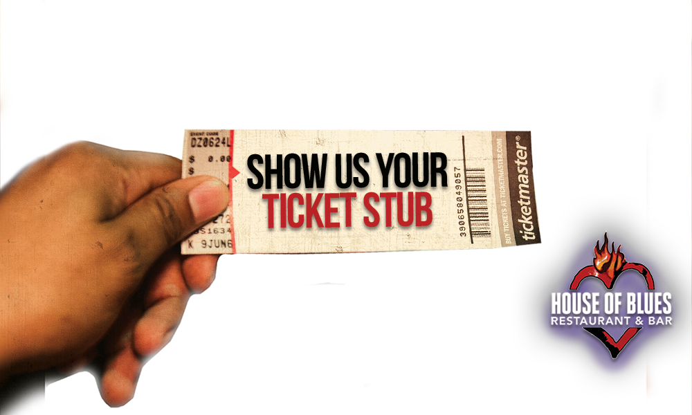 Show Us Your Ticket Stub